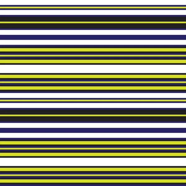 Yellow Horizontal Striped Seamless Pattern Background 그래픽 — 스톡 벡터