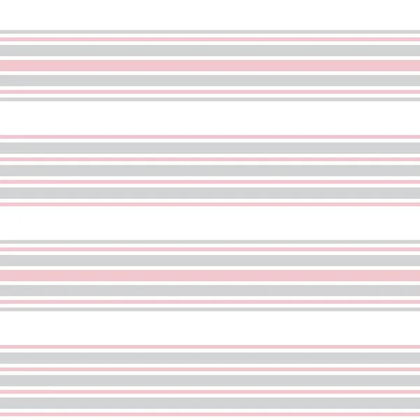 Růžové Vodorovné Pruhované Bezešvé Vzor Pozadí Vhodné Pro Módní Textilie — Stockový vektor