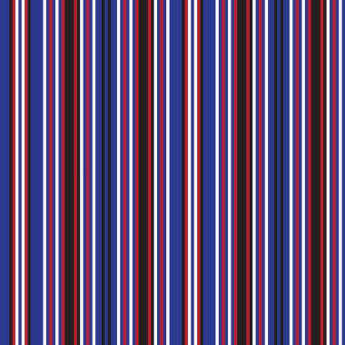 Moda tekstil ve grafikleri için uygun kırmızı ve mavi dikey çizgili dikişsiz arkaplan