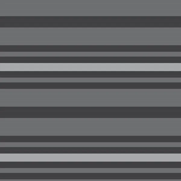 Grey Horizontal Striped Seamless Pattern Background 그래픽 — 스톡 벡터