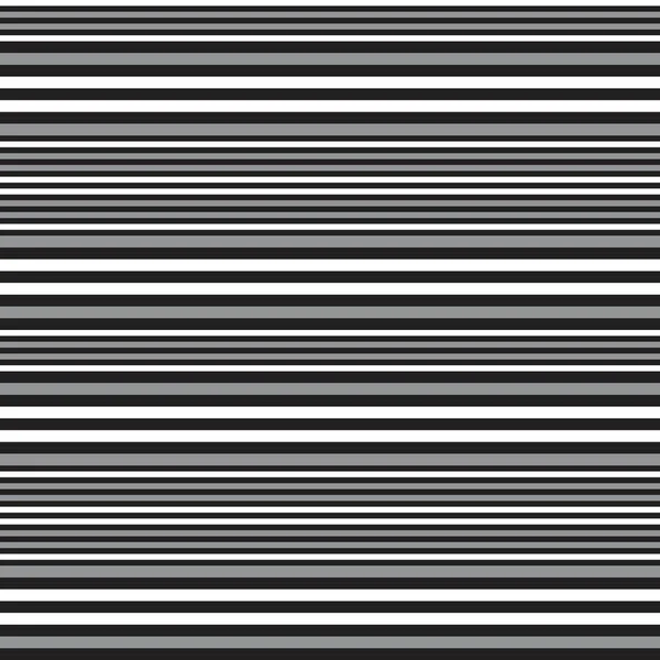 Blanco Negro Fondo Patrón Sin Costuras Rayas Horizontales Adecuado Para — Vector de stock