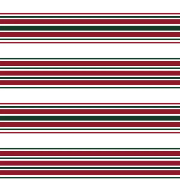 Christmas Horizontal Striped Seamless Pattern Background 그래픽 — 스톡 벡터