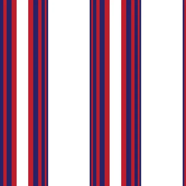 Red Blue Vertical Striped Seamless Pattern Background Suitable Fashion Textiles — Stock Vector