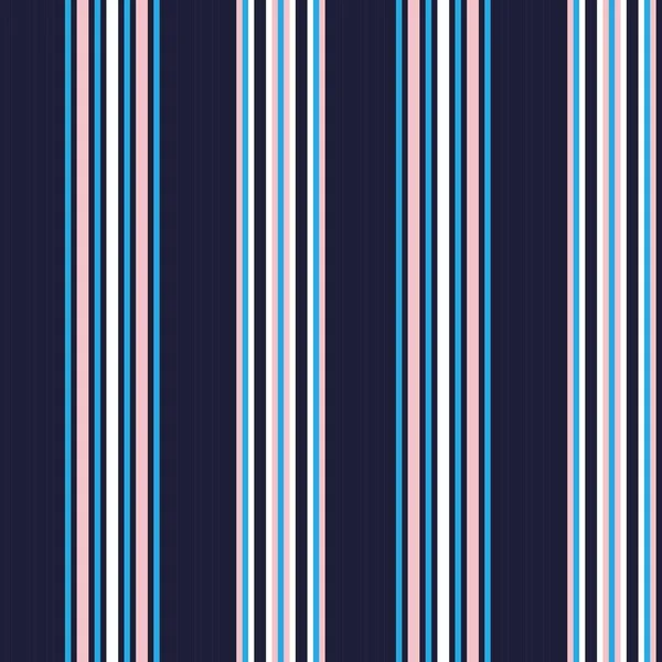 Pink Navy Vertical Striped Seamless Pattern Background Suitable Fashion Textiles — Stock Vector