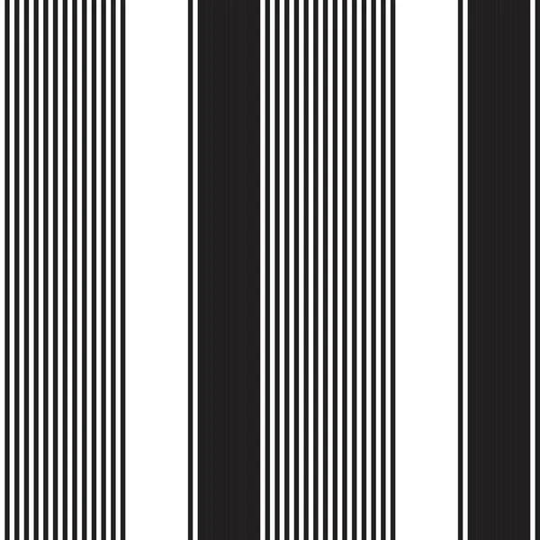 Черно Белый Вертикально Полосатый Бесшовный Фон Шаблона Подходит Моды Текстиля — стоковый вектор