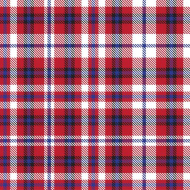 Kırmızı Glen Ekose desenli, moda tekstil ve grafikleri için uygun.