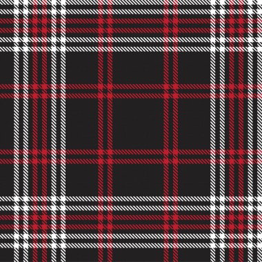 Kırmızı Glen Ekose desenli, moda tekstil ve grafikleri için uygun.