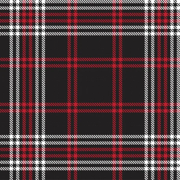 Red Glen Plaid Textuur Naadloos Patroon Geschikt Voor Mode Textiel — Stockvector