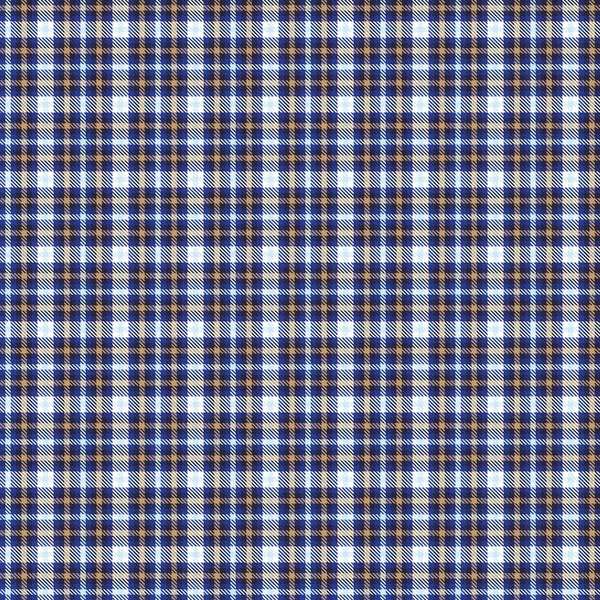 Blue Glen Plaid Texturovaný Bezešvý Vzor Vhodný Pro Módní Textil — Stockový vektor