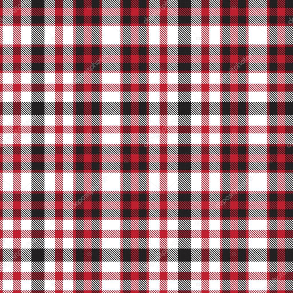 Red Glen Plaid textured seamless pattern suitable for fashion textiles and graphics