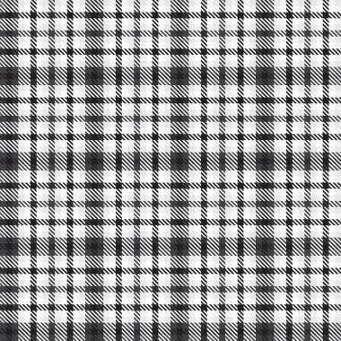 Siyah ve Beyaz Glen Ekose desenli, moda tekstil ve grafikleri için uygun.