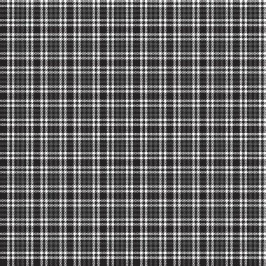 Siyah ve Beyaz Glen Ekose desenli, moda tekstil ve grafikleri için uygun.