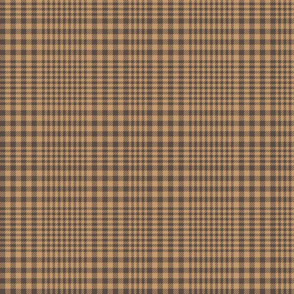 Bruin Glen Plaid Textuur Naadloos Patroon Geschikt Voor Mode Textiel — Stockvector