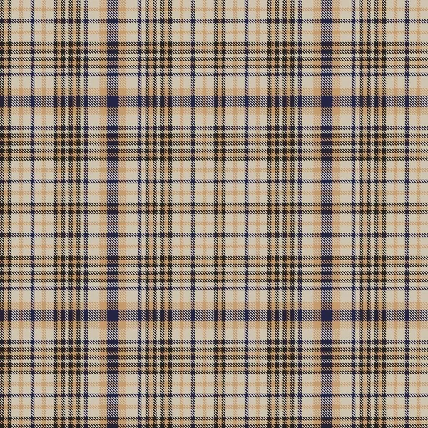 Brown Glen Plaid Motif Sans Couture Texturé Adapté Aux Textiles — Image vectorielle