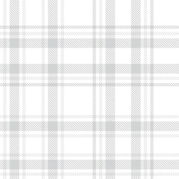 White Glen Plaid Teksturowany Bezszwowy Wzór Nadaje Się Tkanin Mody — Wektor stockowy