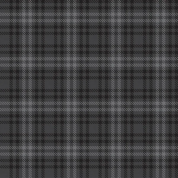 Grey Glen Plaid Textured Seamless Pattern Suitable Fashion Textiles Graphics — Stock Vector