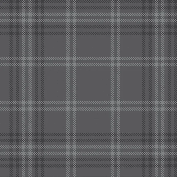 Grey Glen Plaid Texturovaný Bezešvý Vzor Vhodný Pro Módní Textil — Stockový vektor