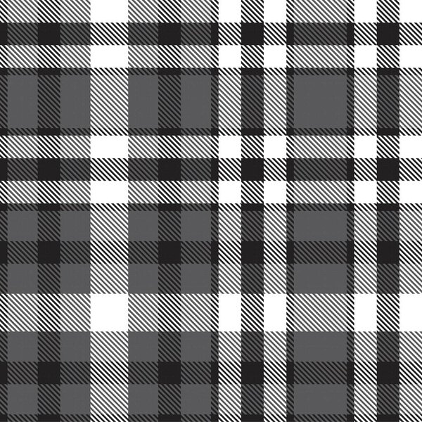 Black and White Glen Plaid textured seamless pattern suitable for fashion textiles and graphics
