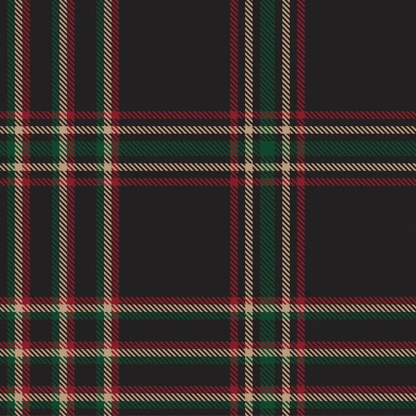 Kerst Glen Plaid Textuur Naadloos Patroon Geschikt Voor Mode Textiel — Stockvector