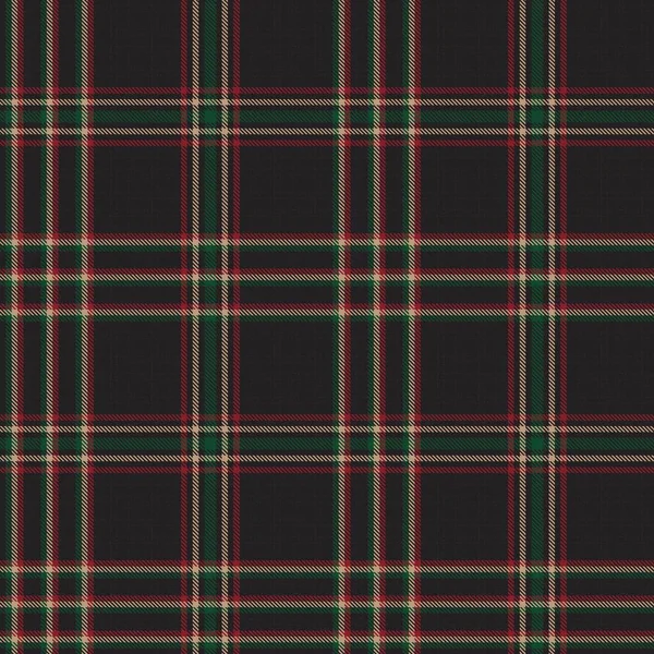 Kerst Glen Plaid Textuur Naadloos Patroon Geschikt Voor Mode Textiel — Stockvector