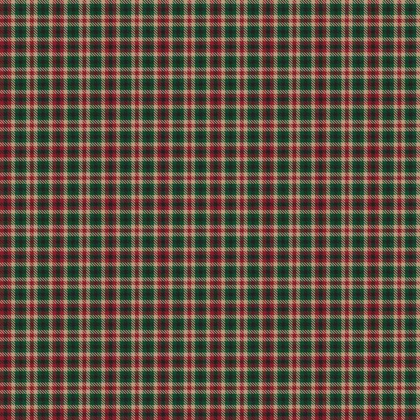 Patrón Sin Costura Texturizado Cuadros Christmas Glen Adecuado Para Textiles — Vector de stock