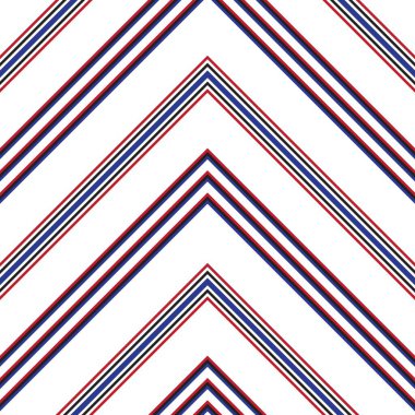 Moda tekstili ve grafikleri için uygun kırmızı ve mavi köşegen çizgili, dikişsiz arkaplan