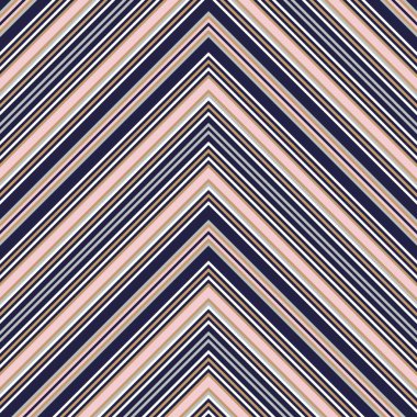 Moda tekstili ve grafikleri için uygun pembe ve lacivert köşegen çizgili desenli arkaplan.