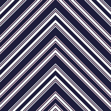 Moda tekstili ve grafikleri için uygun pembe ve lacivert köşegen çizgili desenli arkaplan.