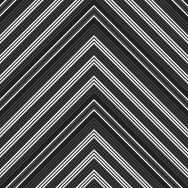 Siyah ve beyaz Chevron köşegen çizgili desensiz arka plan moda tekstil ve grafikleri için uygun.