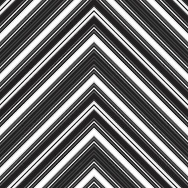 Siyah ve beyaz Chevron köşegen çizgili desensiz arka plan moda tekstil ve grafikleri için uygun.