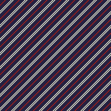 Moda tekstili ve grafikleri için uygun kırmızı ve mavi köşegen çizgili dikişsiz arkaplan