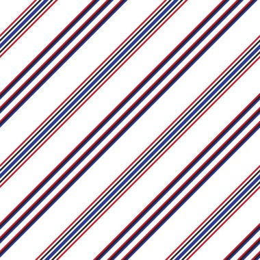 Moda tekstili ve grafikleri için uygun kırmızı ve mavi köşegen çizgili dikişsiz arkaplan