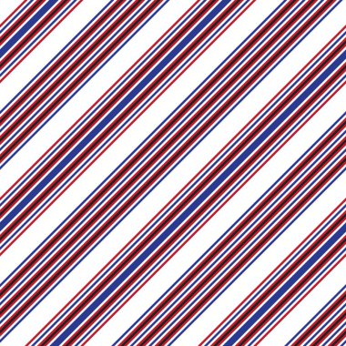 Moda tekstili ve grafikleri için uygun kırmızı ve mavi köşegen çizgili dikişsiz arkaplan