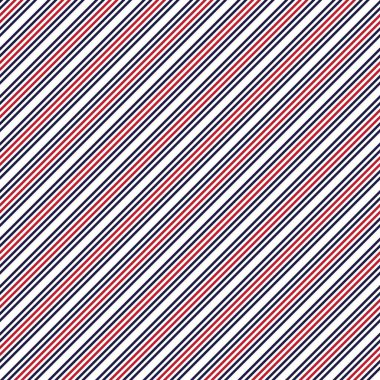 Moda tekstili ve grafikleri için uygun kırmızı ve mavi köşegen çizgili dikişsiz arkaplan