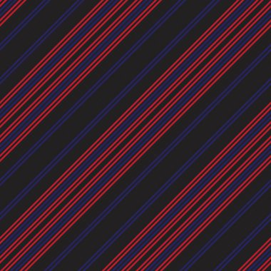 Moda tekstili ve grafikleri için uygun kırmızı ve mavi köşegen çizgili dikişsiz arkaplan