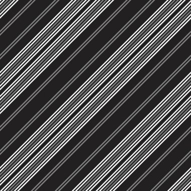 Moda tekstili ve grafikleri için uygun siyah ve beyaz köşegen çizgili düz desenli arkaplan