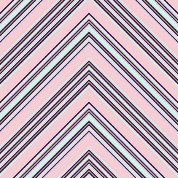 Pink Chevron Diagonal Striped Seamless Pattern Background Suitable Fashion Textiles — Stock Vector