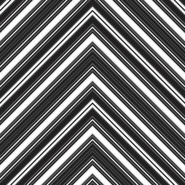 Black White Chevron Diagonal Striped Seamless Pattern Background Suitable Fashion — Stock Vector