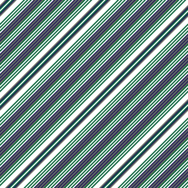 Зеленая Диагональ Полосатый Бесшовный Фон Узор Подходит Моды Текстиля Графики — стоковый вектор