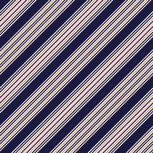 Pink Navy Diagonal Striped Seamless Pattern Background Suitable Fashion Textiles — Stock Vector