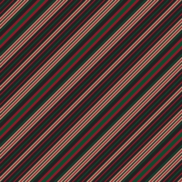 Navidad Diagonal Rayas Sin Costura Patrón Fondo Adecuado Para Textiles — Vector de stock