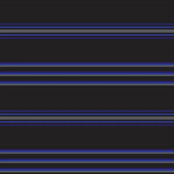 Синій Горизонтальний Смугастий Безшовний Візерунок Фон Підходить Модного Текстилю Графіки — стоковий вектор