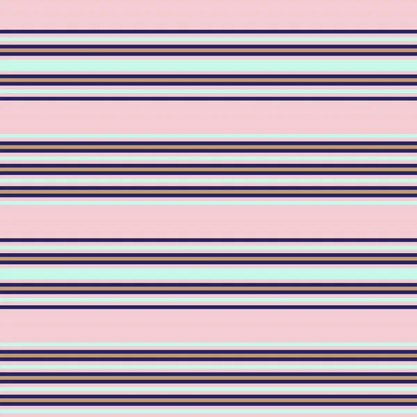 ファッション繊維 グラフィックに適したピンクの水平ストライプシームレスなパターンの背景 — ストックベクタ