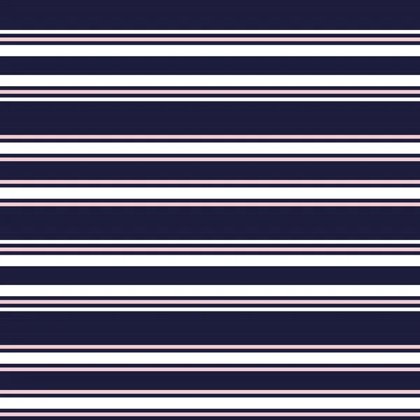 Pink Navy Horizontal Striped Seamless Pattern Background Suitable Fashion Textiles — Stock Vector