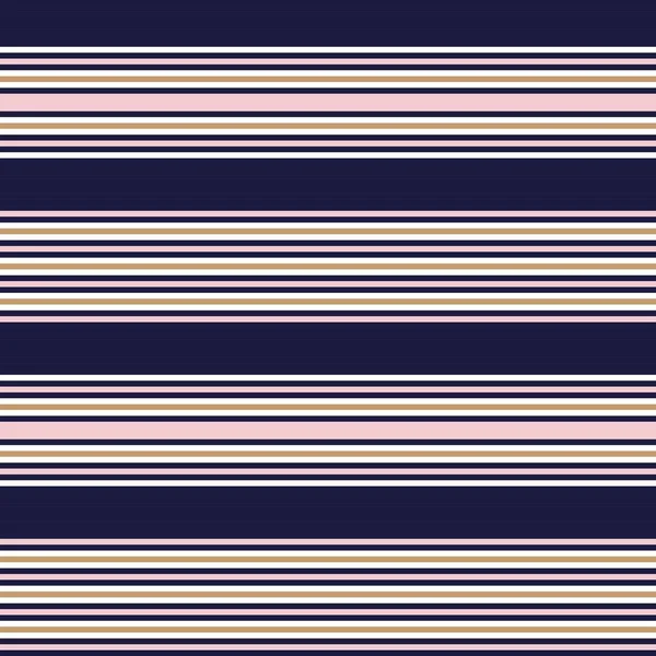 Różowy Navy Poziome Paski Bezszwowe Tło Wzór Nadaje Się Tekstyliów — Wektor stockowy