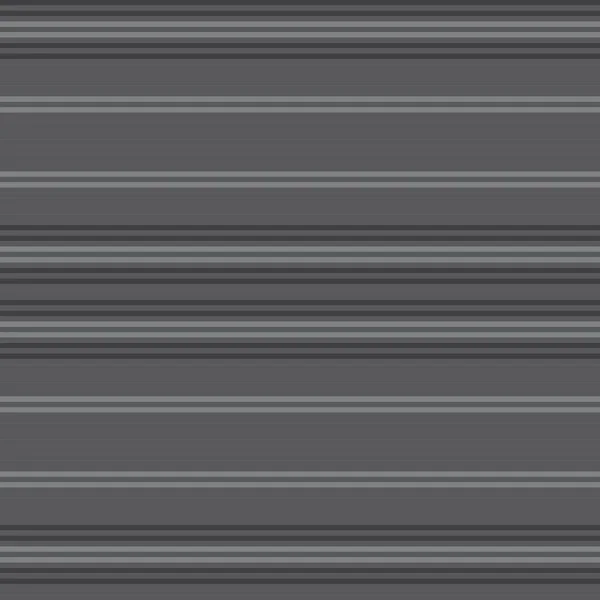 Gris Horizontal Rayado Sin Costuras Patrón Fondo Adecuado Para Textiles — Archivo Imágenes Vectoriales