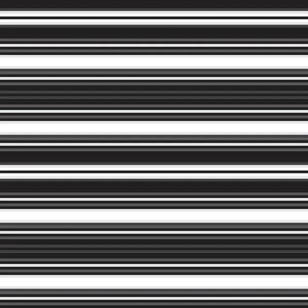 Blanco Negro Fondo Patrón Sin Costuras Rayas Horizontales Adecuado Para — Vector de stock