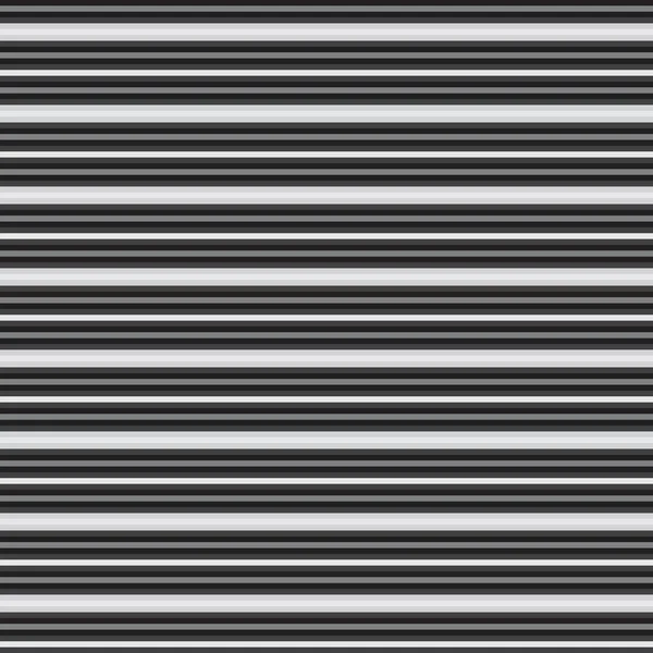 Noir Blanc Horizontal Rayé Fond Motif Sans Couture Adapté Pour — Image vectorielle