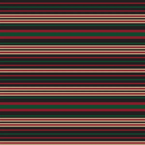 Navidad Horizontal Rayas Sin Costuras Patrón Fondo Adecuado Para Textiles — Archivo Imágenes Vectoriales