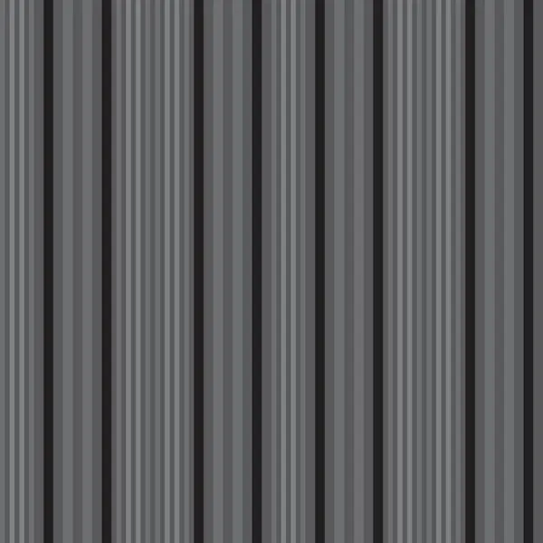 Gris Rayé Vertical Fond Motif Sans Couture Adapté Aux Textiles — Image vectorielle